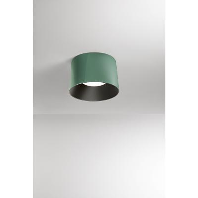 PLAFONIERA IN METALLO COLORE VERDE